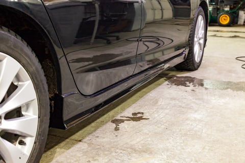 Side profile of car after ceramic coating