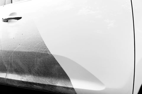 Car wash before and after - exterior detailing