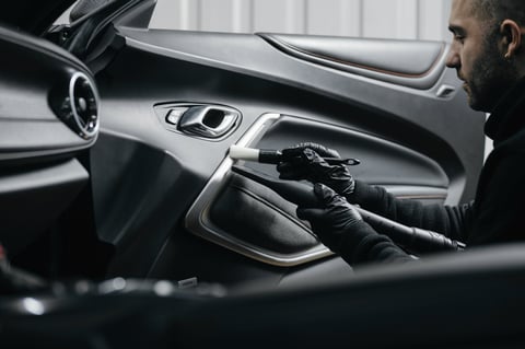 Professional leather care and conditioning for vehicle interior in Greensboro NC